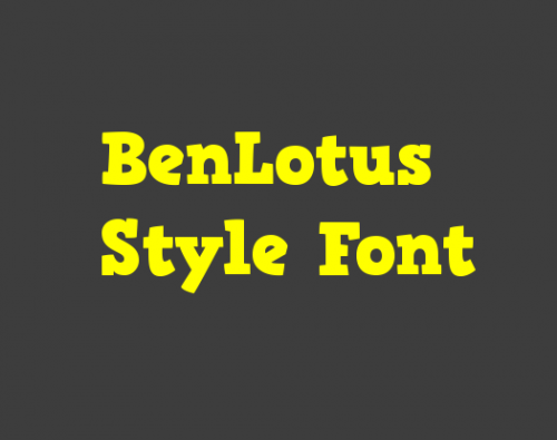 More information about "BenLotus Style Font - HVD Comic Serif_Pro"